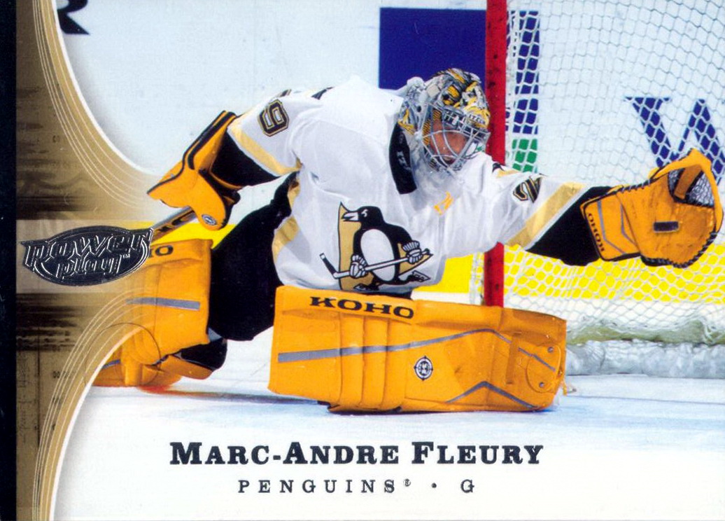 Marc-Andre Fleury and his infamous “Butter Pads” : r/penguins