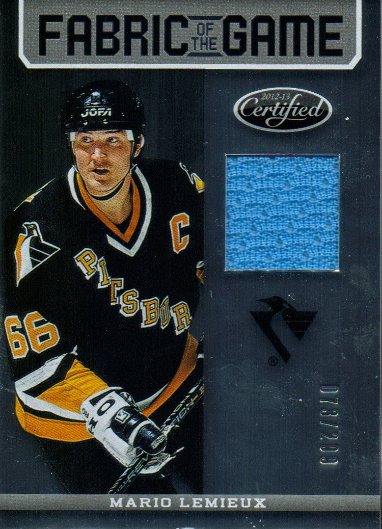 2021 Jersey Fusion Mario Lemieux Patch Card 1/1 – Great Moments