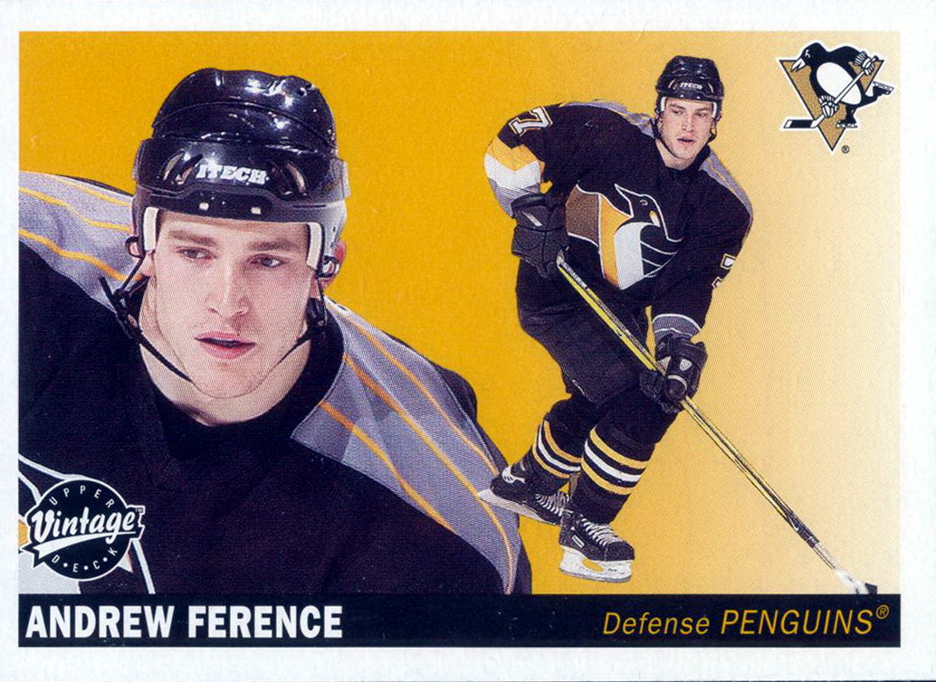  (CI) Andrew Ference Hockey Card 2002-03 Upper Deck