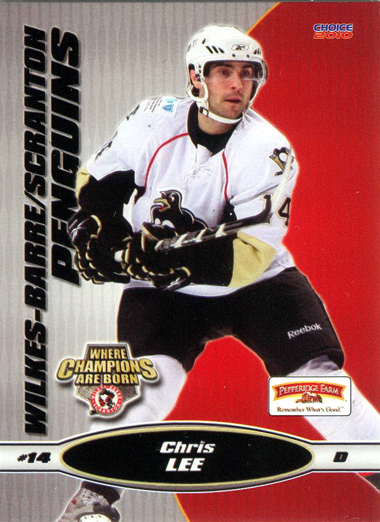Chris Lee - Player's cards since 2009 - 2010 | penguins-hockey-cards.com