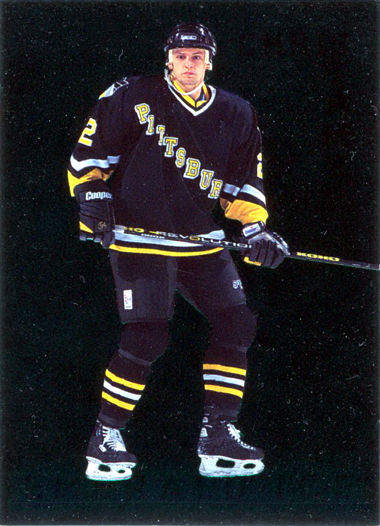 1995 Chris Tamer Pittsburgh Penguins Game Worn Jersey