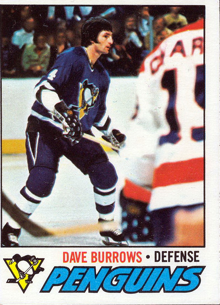 Dave Burrows - Player's cards since 1972 - 1981 | penguins-hockey-cards.com