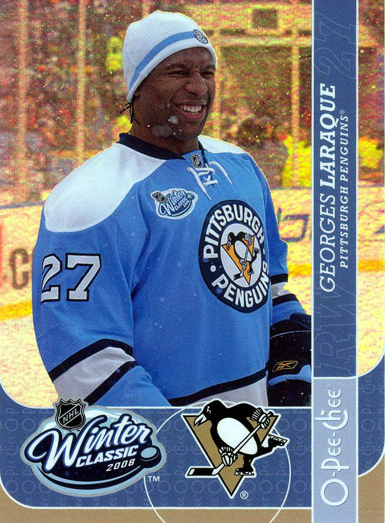  (CI) Georges Laraque Hockey Card 2008-09 Upper Deck