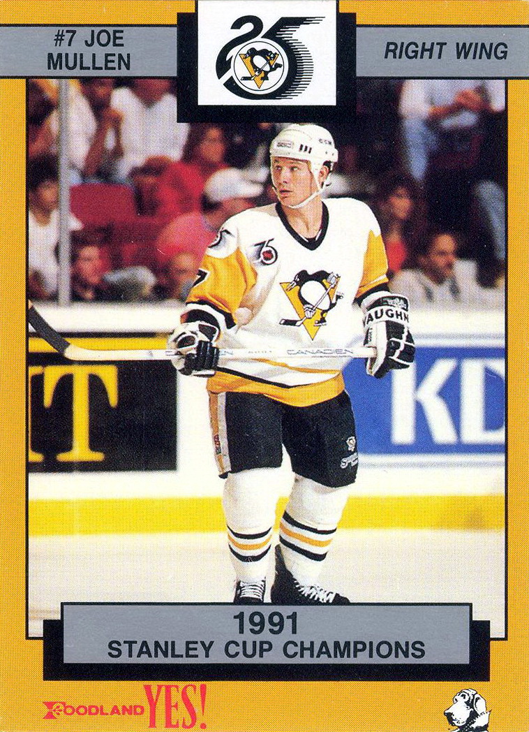 Joe Mullen Pittsburgh Penguins Emerald Ice Parkhurst 1993 - All The Decor