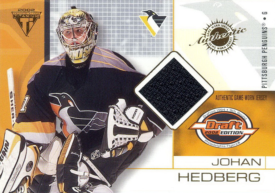 Johan Hedberg autographed Hockey Card (Pittsburgh Penguins