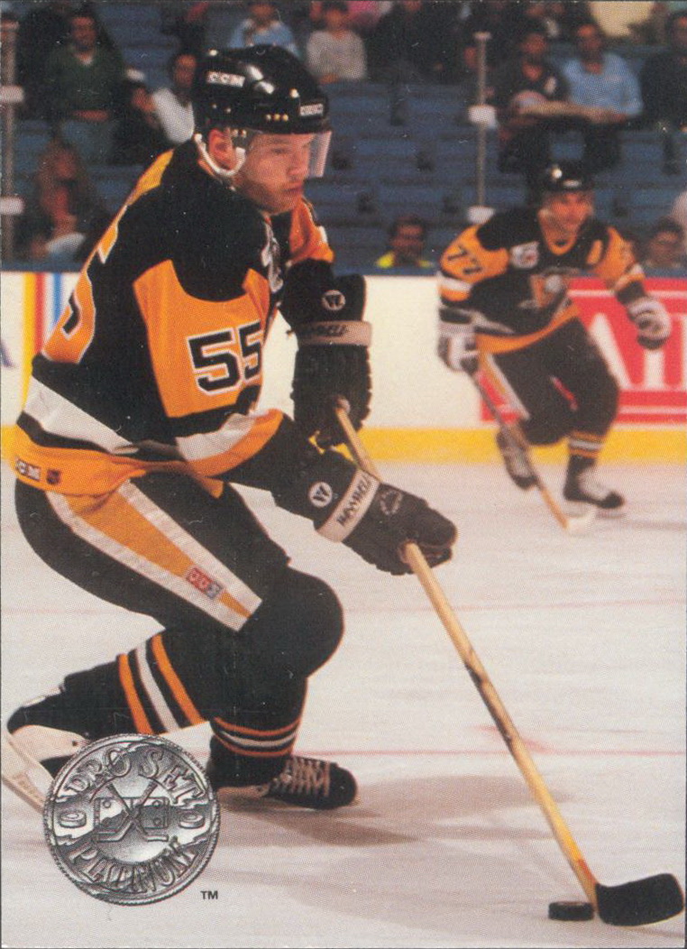 Hockey Card 1991-92 Pro Set Platinum # 144 NM/MT Stanley Cup Champions Pittsburgh Penguins 