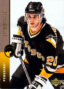 Details about   1995  LUC ROBITAILLE PITTSBURGH PENS SLU Figure & Card Starting Lineup 