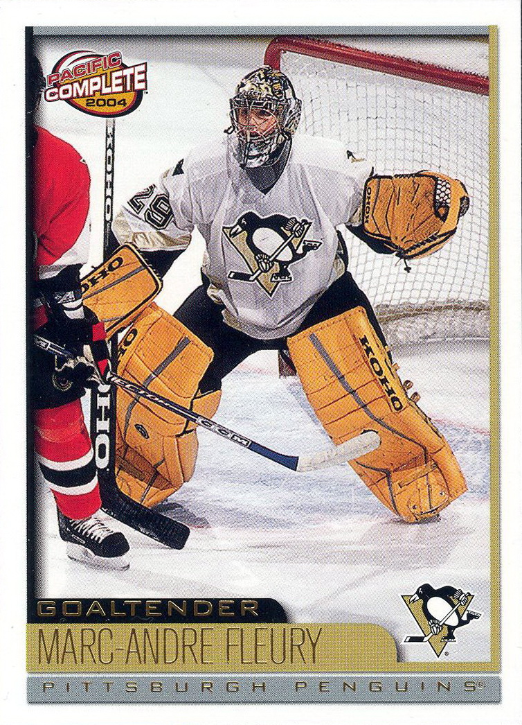 Marc-Andre Fleury - Player's cards since 2003 - 2016 | penguins