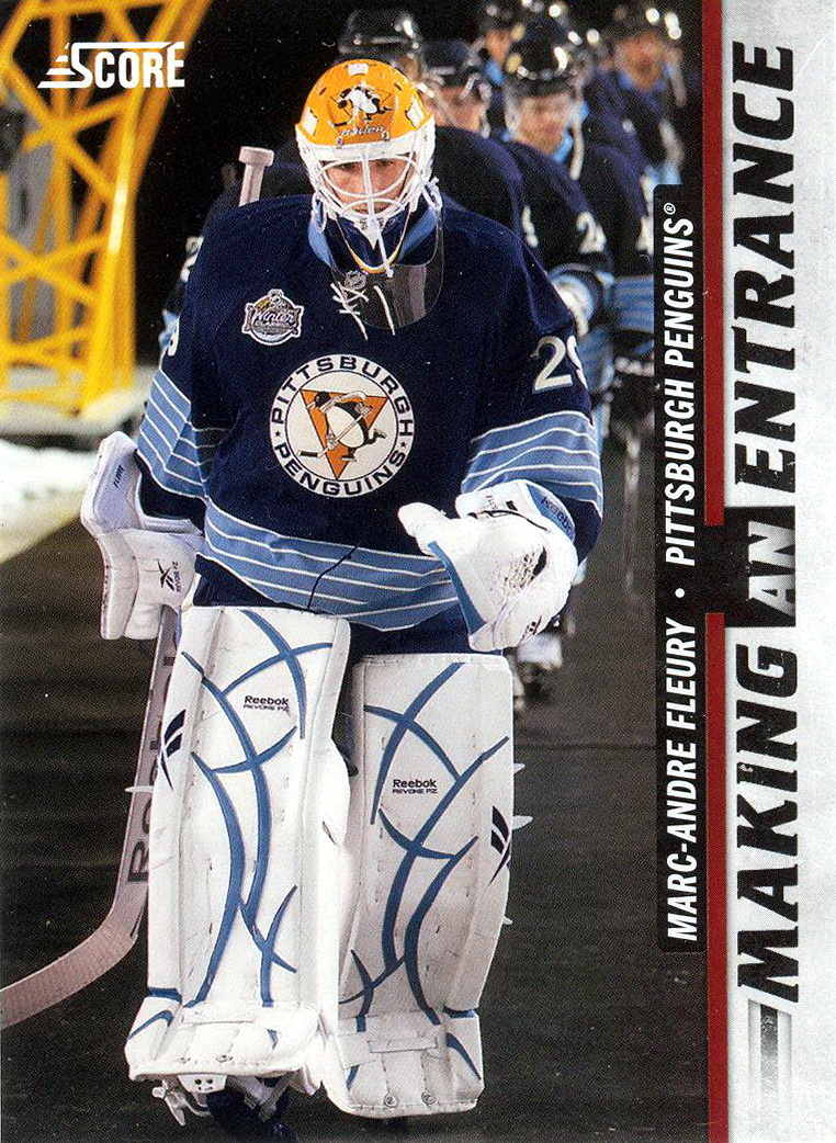 Marc-Andre Fleury Hockey Card 2012 Pinnacle Pittsburgh Penguins Draft 3 Marc-Andre Fleury CI 
