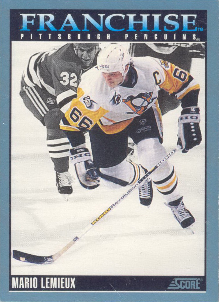 MARIO LEMIEUX 1992-93 Upper Deck Hockey card #433 Pittsburgh