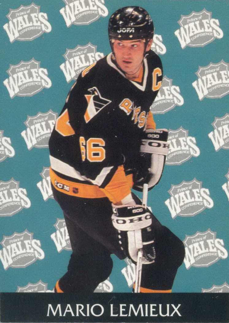 MARIO LEMIEUX 1992-93 Score SEASON LEADER Hockey Card #413 Pittsburgh  Penguins
