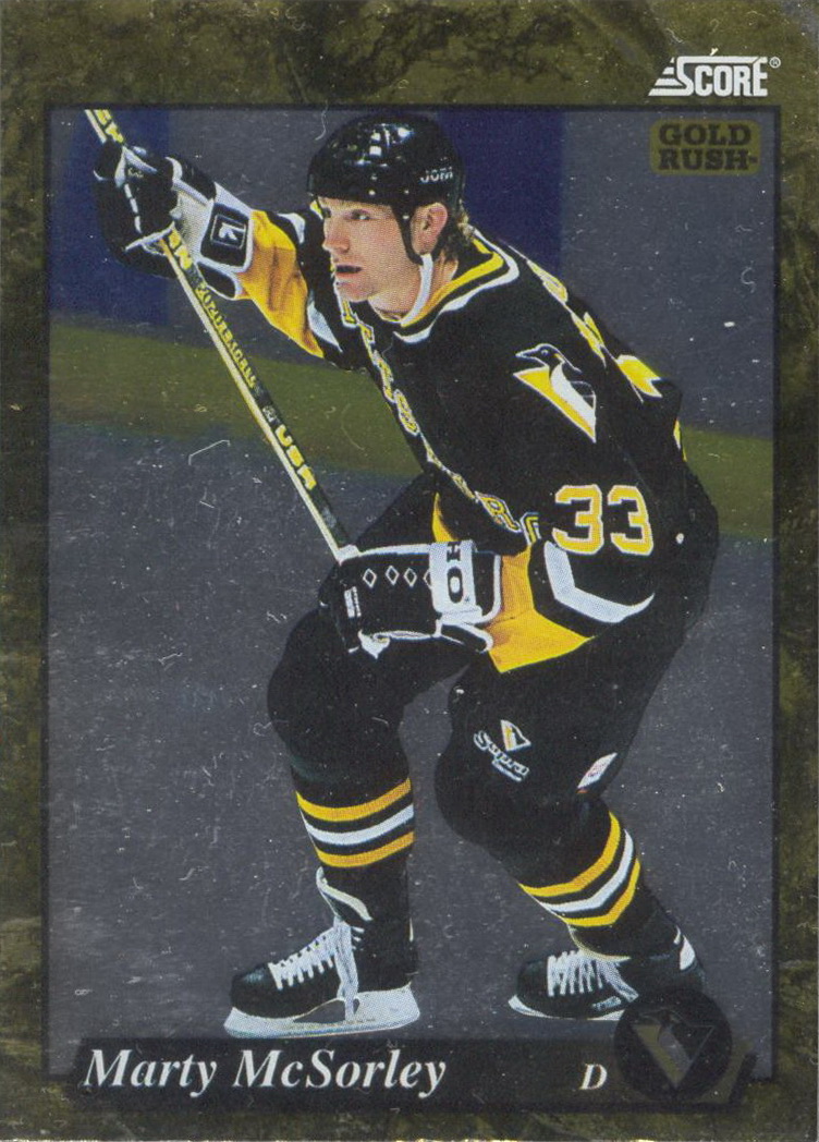 1993-94 Leaf Mart McSorley Pittsburgh Penguins #352