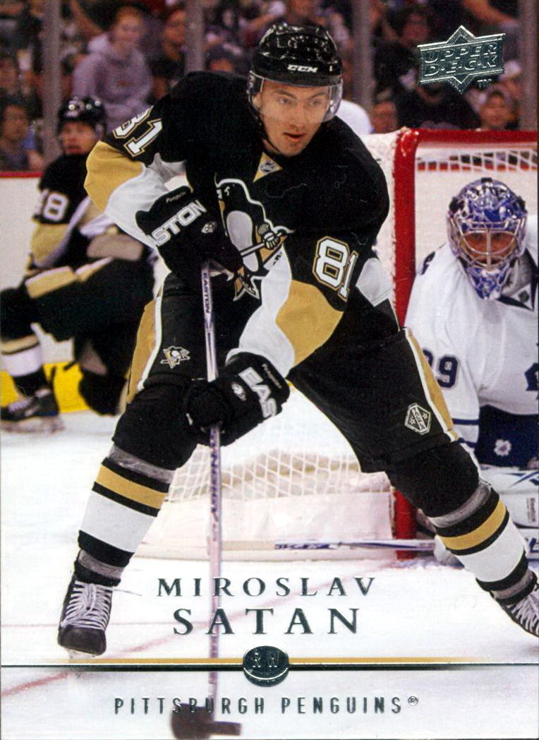  (CI) Miroslav Satan Hockey Card 2001-02 UD Playmakers (base) 11 Miroslav  Satan : Collectibles & Fine Art