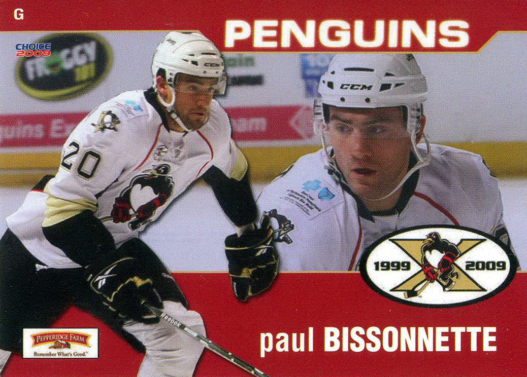 Paul Bissonnette 2005-2006 Wilkes-Barre Scranton Penguins White