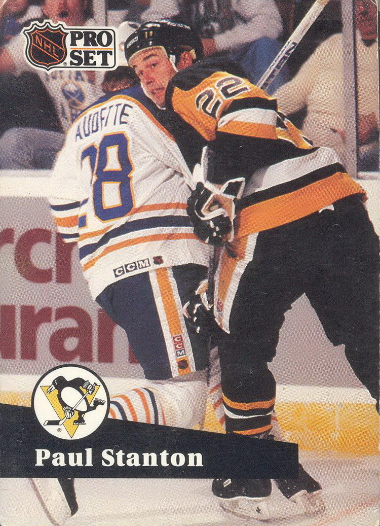  1992 Pinnacle #308 Paul Stanton Penguins Hockey Cards