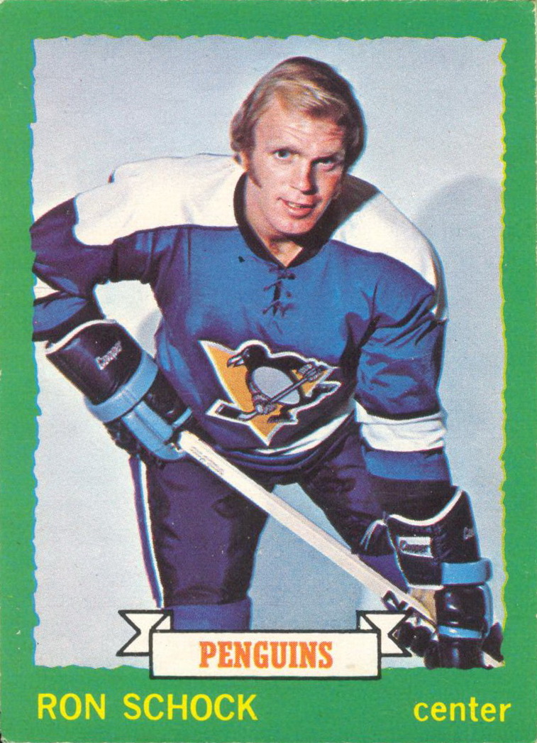 Ron Schock - Player's cards since 1969 - 1977 | penguins-hockey-cards.com