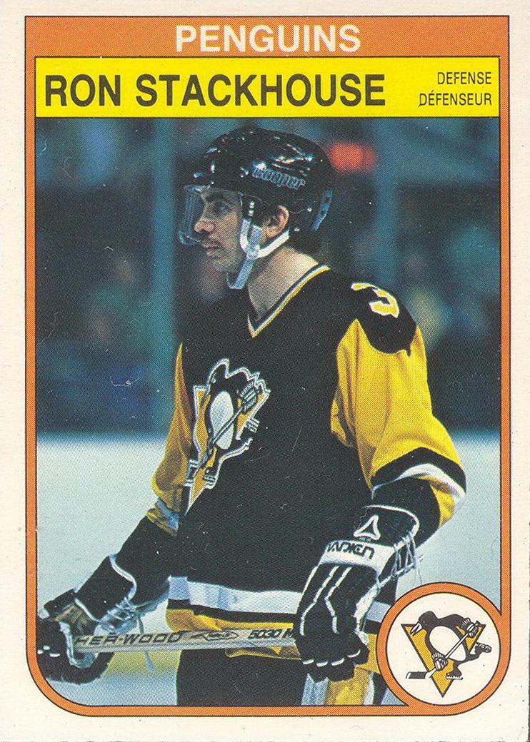 Ron Stackhouse Autographed 1979-80 Topps Card #154 Pittsburgh Penguins SKU  #154334 - Mill Creek Sports