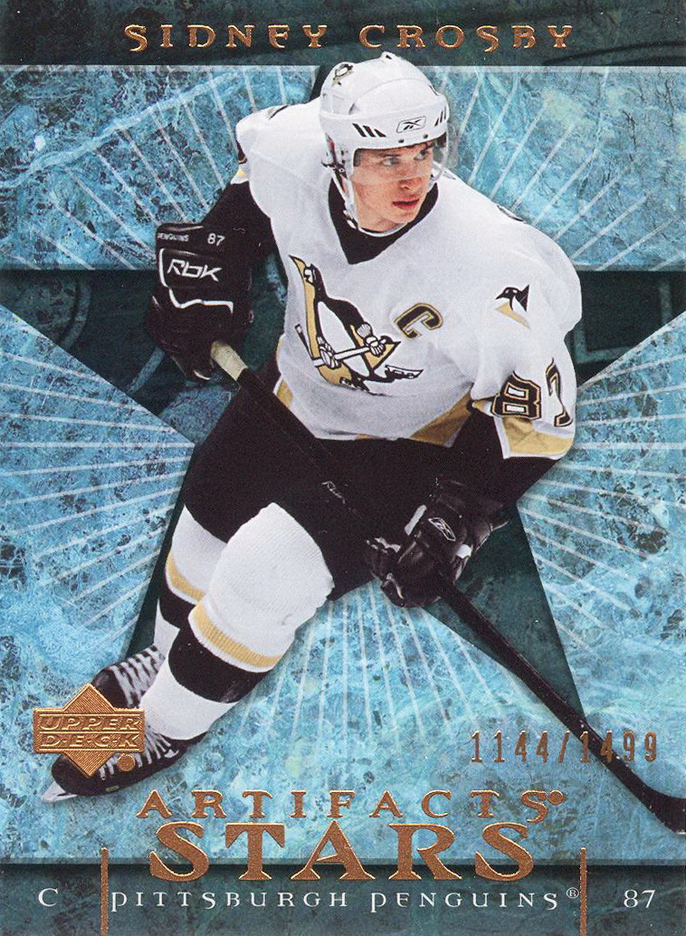 Sidney Crosby - Player's cards since 2004 - 2016