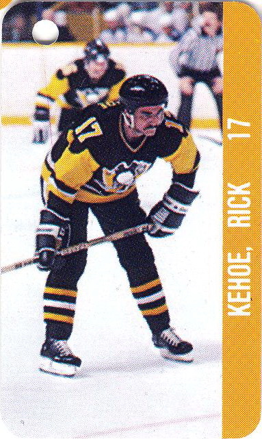RICK KEHOE HAND SIGNED AUTOGRAPHED NHL HOCKEY CARD SPORTS MEMORABILIA  PENGUINS