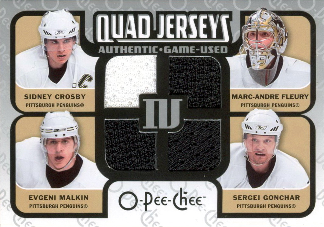 2005-06 Ryan Malone Penguins Game Worn Jersey